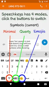 Speechkeys Smart Voice Typing screenshot 1