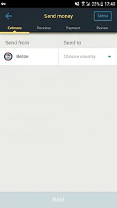 Western Union Send Money BZ screenshot 1