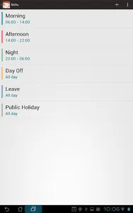 Shift.Cal screenshot 8