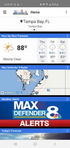 Max Defender 8 Weather App screenshot 0