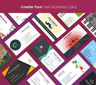 Bizcard: Business Card Maker & screenshot 1