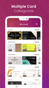 Bizcard: Business Card Maker & screenshot 2