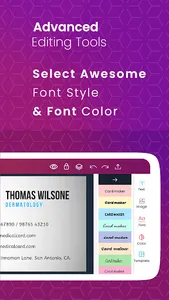 Bizcard: Business Card Maker & screenshot 5