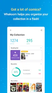 Whakoom: Organize Your Comics! screenshot 0