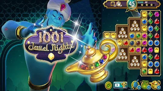 1001 Jewel nights - Match 3 screenshot 0
