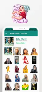 Billie Eilish Stickers screenshot 2
