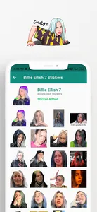 Billie Eilish Stickers screenshot 4
