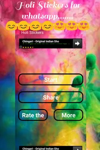 Holi Stickers For WAStickers screenshot 1