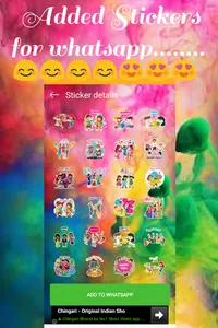 Holi Stickers For WAStickers screenshot 3