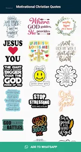 Christian Motivation Stickers screenshot 0