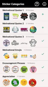 Motivational Stickers screenshot 0