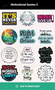 Motivational Stickers screenshot 2