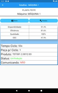 Monitoramento OEE screenshot 13
