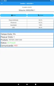 Monitoramento OEE screenshot 21