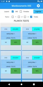 Monitoramento OEE screenshot 3