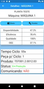 Monitoramento OEE screenshot 5