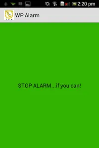 Wheelphone alarm screenshot 1