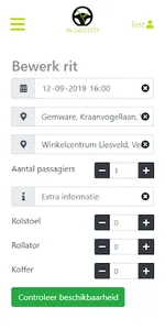 Whenride Klanten Demo screenshot 1
