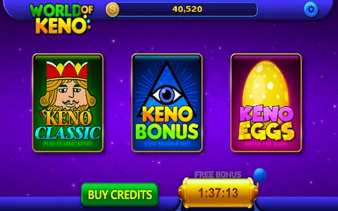 World Of Keno : Third Eye Keno screenshot 1