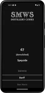 SMWS Codes screenshot 2