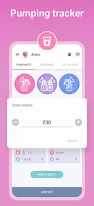 Breastfeeding Newborn tracker screenshot 1