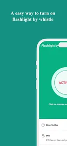 Flashlight by Whistle: Flash screenshot 1