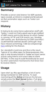 UDP Listener For Tasker screenshot 4