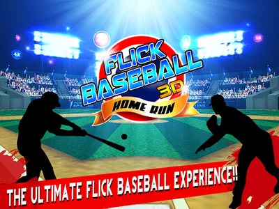 Flick Baseball 3D - Home Run screenshot 0