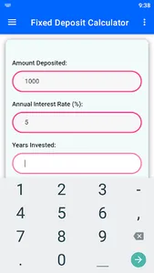 Fixed Deposit Calculator screenshot 0