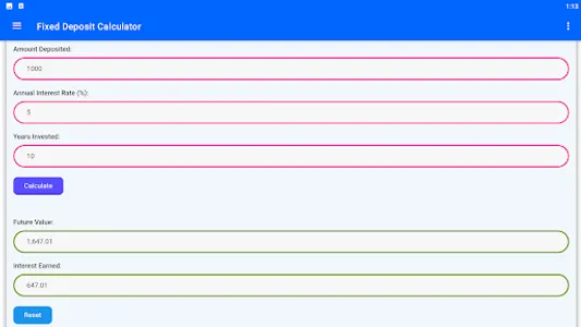 Fixed Deposit Calculator screenshot 10