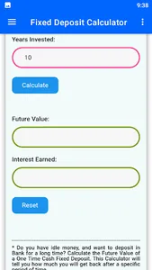 Fixed Deposit Calculator screenshot 2