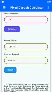 Fixed Deposit Calculator screenshot 3