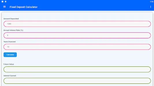 Fixed Deposit Calculator screenshot 9