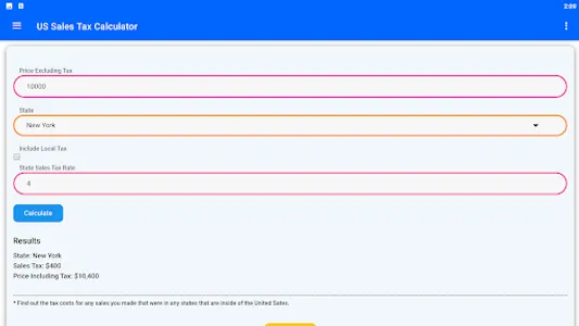 USA Tax Calculators screenshot 19