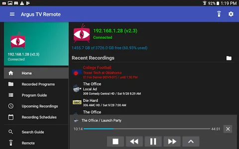 Argus TV Remote screenshot 9