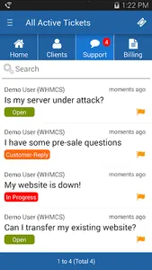 aWHMCS screenshot 2