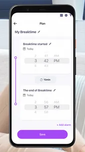 Breaktime - Social Alarm, Time screenshot 2