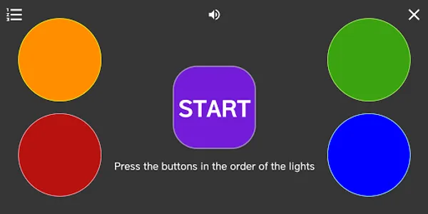 4 Color Memory Game screenshot 1