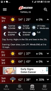 WIBW 13 Weather app screenshot 4