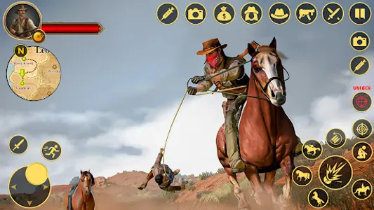 West Cowboy Horse Riding Games screenshot 0