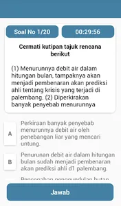 Soal Tryout UN SMA 2020 - Mobi screenshot 4