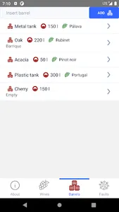 Winemaker manager screenshot 2