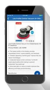 Airtool electric sander sumake screenshot 2