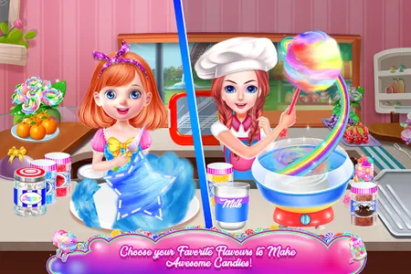 Cotton Candy Cooking & Deco screenshot 1