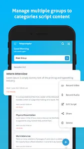Teleprompter with Video Record screenshot 1