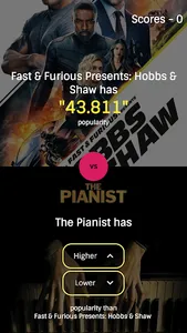 HigherLowerGame screenshot 1