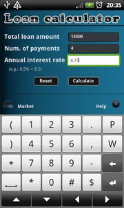 Loan calculator screenshot 6