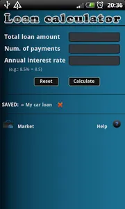 Loan calculator screenshot 8