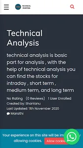 Technical Hunting - Learn Stoc screenshot 2