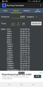 Running Calculator screenshot 3